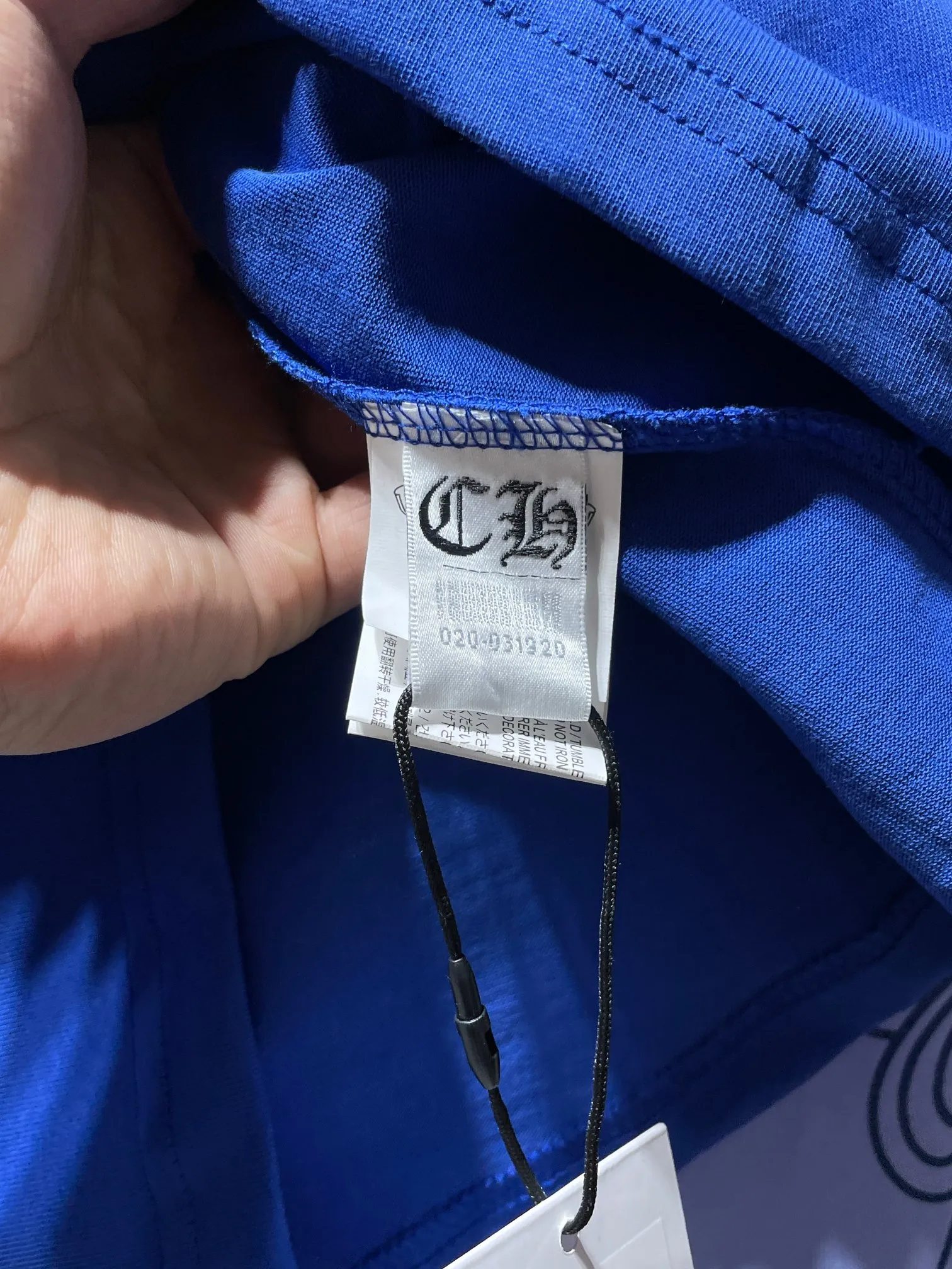 P160 Chrome Hearts 🍁Long T series🍁 High-weight, environmentally friendly and high-quality top-quality fabrics Chrome Sanskrit letters cross flower arm scroll long-sleeved T. Counter synchronization 1:1 replica version Recommended color: blue color matching Code number: S, M, L, XL